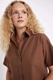 DeFacto Oversize Fit Kısa Kollu Gömlek D3521AX24HSBN321