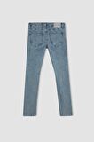 DeFacto Carlo Skinny Fit Ekstra Dar Kalıp Normal Bel Ekstra Dar Paça Jean Pantolon D1821AX24SMNM63