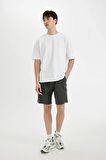 DeFacto Relax Fit Petek Dokulu Şort C7431AX24SMAR15