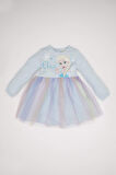 DeFacto Kız Bebek Frozen Uzun Kollu Elbise D2558A524AUBE343