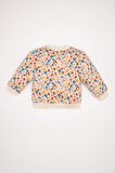 DeFacto Kız Bebek Bisiklet Yaka Çiçekli İçi Yumuşak Tüylü Sweatshirt D5562A524WNER42