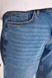 DeFacto Pedro Slim Fit Dar Kalıp Normal Bel Dar Paça Jean Pantolon B8418AX25SPNM28