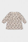 DeFacto Kız Bebek Leopar Desenli Düğmeli Fırfırlı Uzun Kollu  Elbise D5634A524WNBG744