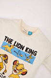 Erkek Bebek Disney Lion King Bisiklet Yaka Uzun Kollu Tişört