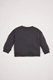 DeFacto Kız Bebek Bisiklet Yaka Fiyonklu Sweatshirt D6267A524WNAR1
