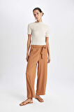 DeFacto Culotte Geniş Paça Bürümcük Kapri D2175AX24SMBN348