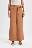 DeFacto Culotte Geniş Paça Bürümcük Kapri D2175AX24SMBN348