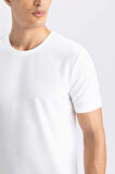 DeFacto Slim Fit Dar Kesim Bisiklet Yaka Basic Düz Kısa Kollu Tişört M6608AZ25SPER105