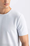 DeFacto Slim Fit Dar Kesim Bisiklet Yaka Basic Düz Kısa Kollu Tişört M6608AZ25SPGR91