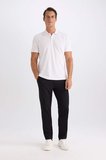 DeFacto Slim Fit Polo Yaka Kısa Kollu Pamuklu Modal Karışımlı Basic Tişört M6609AZ25SPWT34