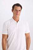 DeFacto Slim Fit Dar Kesim Kısa Kollu Pamuklu Basic Düz Polo Tişört M6609AZ25SPWT34