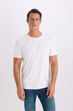 DeFacto Slim Fit Dar Kesim Bisiklet Yaka Modal Karışımlı Pamuklu Basic Düz Kısa Kollu Tişört M6606AZ25SPWT34