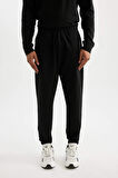 DeFactoFit Sporcu Jogger Eşofman Altı Standart Fit Beli Paçası Lastikli Cepli D6830AX24AUBK81