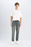 DeFacto %100 Pamuk 90's Slim Fit Dar Kalıp Yüksek Bel Dar Paça Jean Pantolon C7379AX24AUNM41