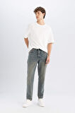 DeFacto %100 Pamuk 90's Slim Fit Dar Kalıp Yüksek Bel Dar Paça Jean Pantolon C7379AX24AUNM41