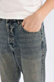 DeFacto %100 Pamuk 90's Slim Fit Dar Kalıp Yüksek Bel Dar Paça Jean Pantolon C7379AX24AUNM41