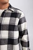 DeFacto Regular Fit Polo Yaka Kareli Oduncu Flanel Uzun Kollu Gömlek D7192AXNSWT32