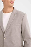 DeFacto Slim Fit Dar Kesim Ceket Yaka Düğmeli Blazer Ceket D6074AX24AUER37