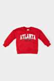 DeFacto Erkek Bebek Bisiklet Yaka Baskılı Sweatshirt D7757A525SPRD79