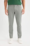 Slim Fit Dar Kesim Dar Paça Chino Kanvas Pantolon