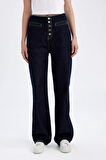 DeFacto 90's Wide Leg Yüksek Bel Uzun Jean Pantolon D5830AX24WNNM34