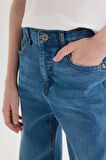 DeFacto Erkek Çocuk Straight Fit Düz Paça Basic Düz Jean Pantolon D6475A825SMNM35