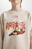 DeFacto Erkek Çocuk Marvel Comics Bisiklet Yaka Kalın Sweatshirt D6741A824WNBG702