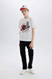 DeFacto Erkek Çocuk 23 Nisan Çocuk Bayramı Straight Fit Standart Paça Basic Düz Jean Pantolon B5445A825SMNM40