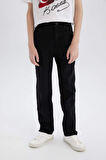 DeFacto Erkek Çocuk 23 Nisan Çocuk Bayramı Straight Fit Standart Paça Basic Düz Jean Pantolon B5445A825SMNM40