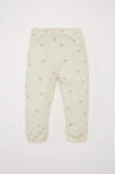 Kız Bebek Pijama Takımı Gökkuşağı Baskılı Uzun Kollu Üst Beli Lastikli Alt
