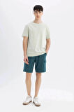  Erkek T-shirt Mint Yeşili B7755ax/gn1181