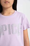 DeFacto Kız Çocuk Spice Girls Bisiklet Yaka Kısa Kollu Tişört C2634A824SMPR67