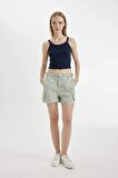 DeFacto Coool Regular Fit Normal Bel Kısa Paça Gabardin Şort A3688AX24HSGN1128