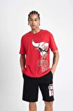 DeFactoFit NBA Chicago Bulls Standart Fit Kısa Paça Şort C4462AX24HSBK81