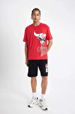 DeFactoFit NBA Chicago Bulls Standart Fit Kısa Paça Şort C4462AX24HSBK81