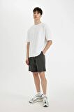 DeFacto %100 Pamuk Relax Fit Petek Dokulu Cepli Bermuda Şort C7431AX24SMAR15