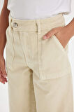 DeFacto Kız Çocuk Wide Leg Geniş Paça Pamuklu Pantolon C7473A824AUBG286