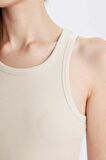 DeFacto Bodycon Halter Yaka Fitilli Kaşkorse Kolsuz Midi Elbise U8106AZ24SMER37