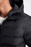Slim Fit Su İtici Kapüşonlu Mont