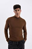 DeFacto Slim Fit Balıkçı Yaka Kazak R1127AZ24WNBN106