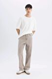 DeFacto Baggy Fit Geniş Kalıp Normal Bel Geniş Paça Jean Pantolon C2051AX24SMGR302