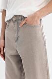 DeFacto Baggy Fit Geniş Kalıp Normal Bel Geniş Paça Jean Pantolon C2051AX24SMGR302