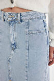 DeFacto Fashion Fit Yırtmaçlı Uzun Boy Jean Etek D4419AX24AUNM39