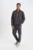 DeFactoFit NBA Chicago Bulls Kalın Jogger Eşofman Altı Standart Fit Cepli Düz Paça C9265AX24AUAR231