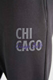 DeFactoFit NBA Chicago Bulls Kalın Jogger Eşofman Altı Standart Fit Cepli Düz Paça C9265AX24AUAR231