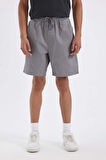 DeFacto Relax Fit Gabardin Bermuda Şort D4697AX24HSGR174