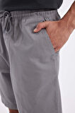 DeFacto Relax Fit Gabardin Bermuda Şort D4697AX24HSGR174