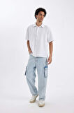 DeFacto Baggy Fit Geniş Kalıp Normal Bel Geniş Paça Jean Pantolon C7376AX24AUNM39