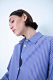 DeFacto Oversize Fit Poplin Uzun Kollu Gömlek D4899AX24AUBE270
