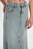 Fashion Fit Cepli Jean Maxi Etek